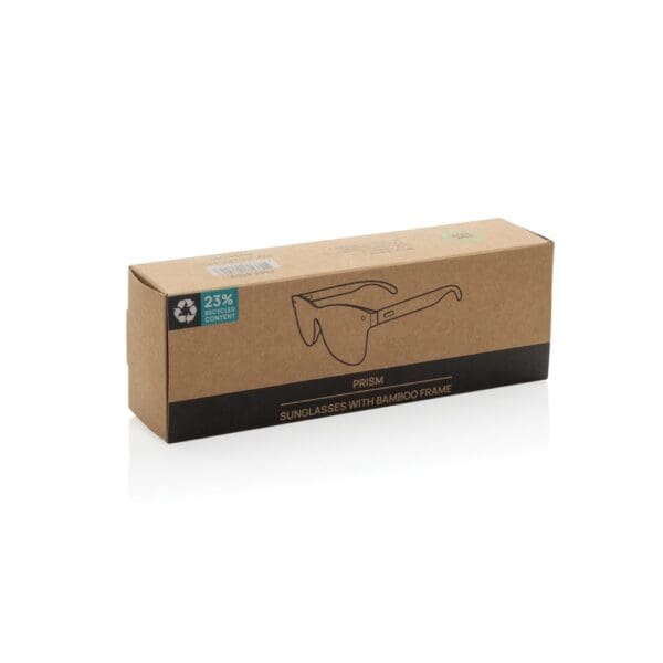 Sonnenbrille Prism aus RCS rec. Kunststoff mit Bambusbügeln