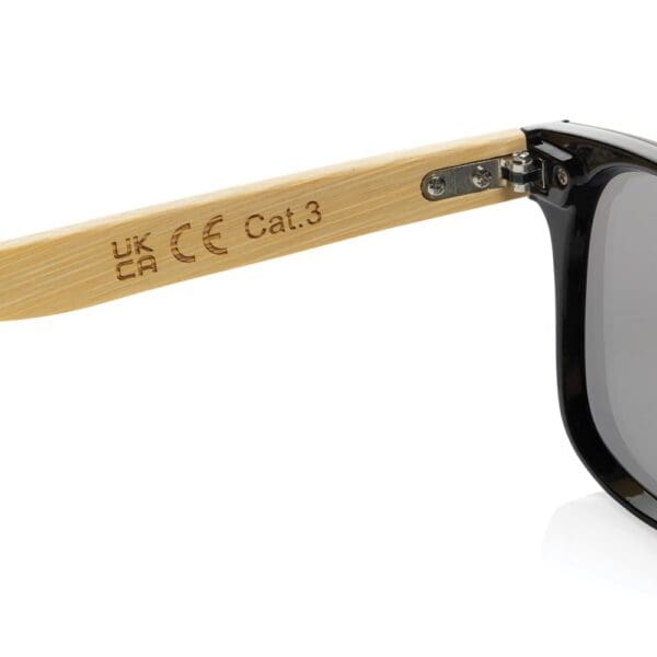 Sonnenbrille Prism aus RCS rec. Kunststoff mit Bambusbügeln