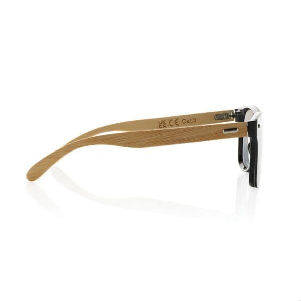 Sonnenbrille Prism aus RCS rec. Kunststoff mit Bambusbügeln