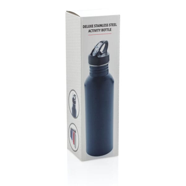Sportflasche Deluxe aus Edelstahl