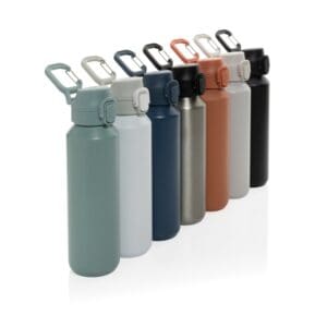 Sportflasche Via RCS Re-Steel mit Verschluss, 600ml