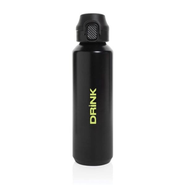 Sportflasche Via RCS Re-Steel mit Verschluss, 600ml