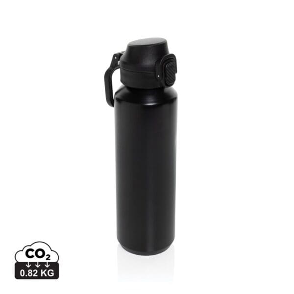 Sportflasche Via RCS Re-Steel mit Verschluss, 600ml