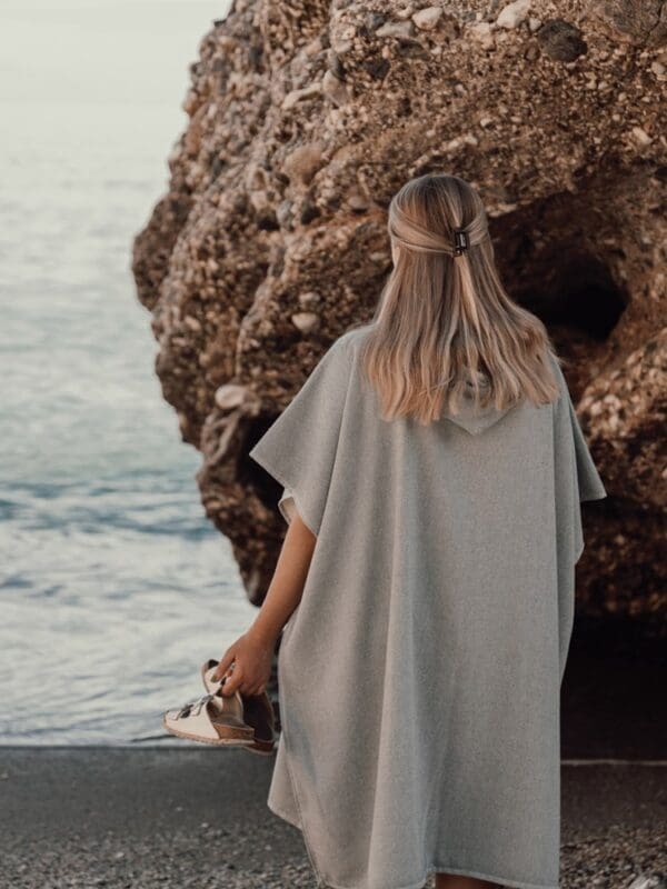 Strandponcho VINGA Tolo Hamam Frottee