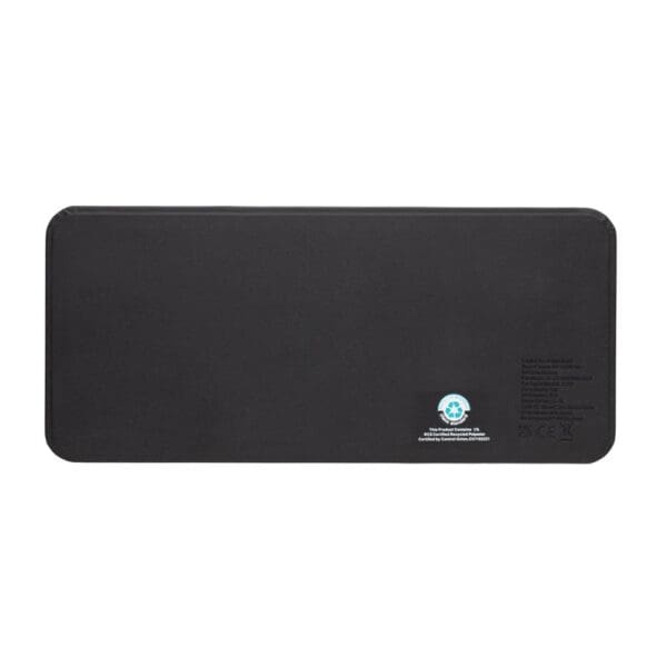 Swiss Peak 3-in-1- Wireless-Charging Desk-Tray aus RCS rPU
