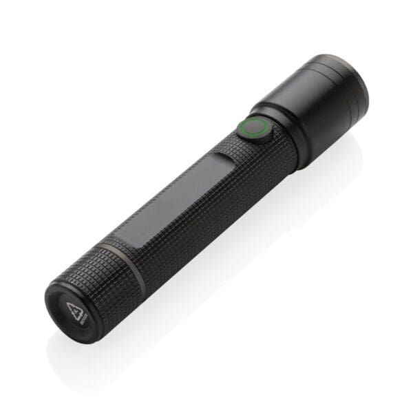 Taschenlampe Gear X aus RCS recycelt. Aluminium mit USB-Akku