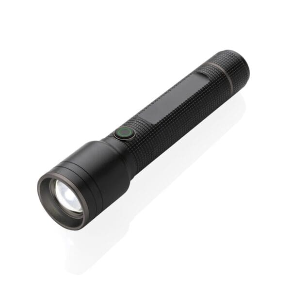 Taschenlampe Große Gear X aus RCS recycelt. Alu mit USB-Akku