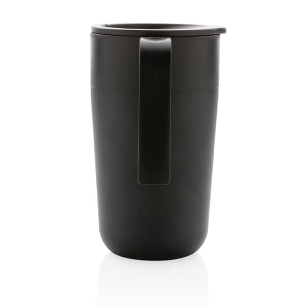 Tasse GRS recycelte PP und Stainless Steel mit Griff