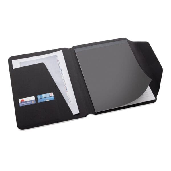 Teri AWARE™ A4 Portfolio aus RPET und Walnuss