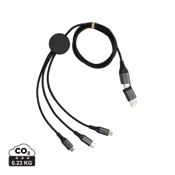 Terra 120cm 6-in-1-Kabel aus RCS recyceltem Aluminium