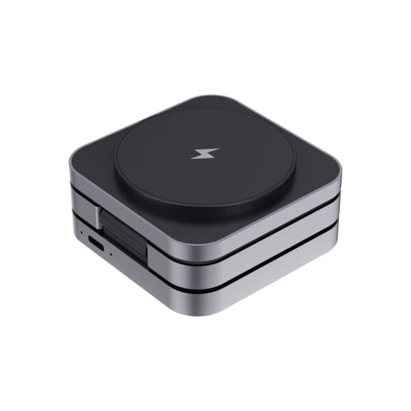 Terra faltbares 3-in-1 15W Charger aus RCS rec. Aluminium