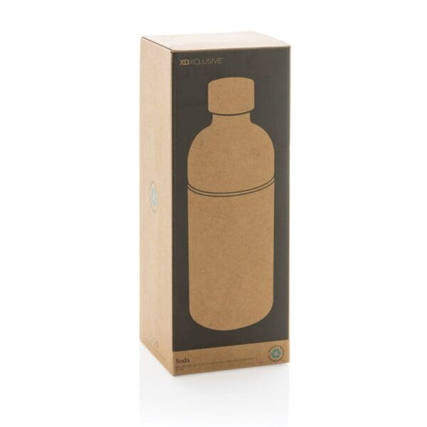 Trinkflasche Soda aus RCS-zertifiziertem Stainless-Steel