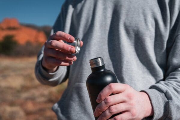 Trinkflasche Soda aus RCS-zertifiziertem Stainless-Steel