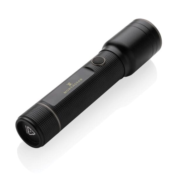 USB-Taschenlampe Heavy-Duty aus RCS recyceltem Aluminium