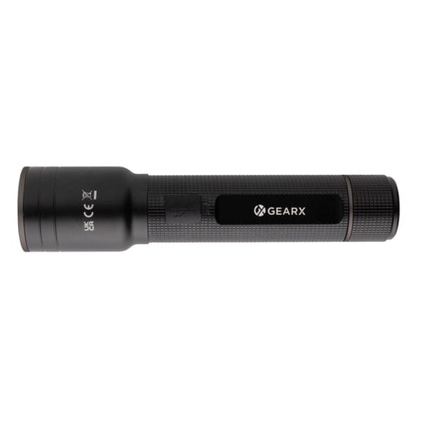 USB-Taschenlampe Heavy-Duty aus RCS recyceltem Aluminium