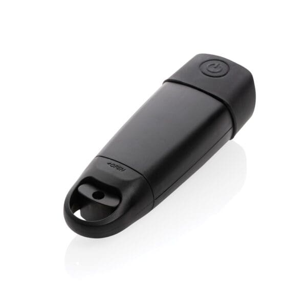 USB-Taschenlampe Lightwave mit Kurbel aus RCS rPlastik