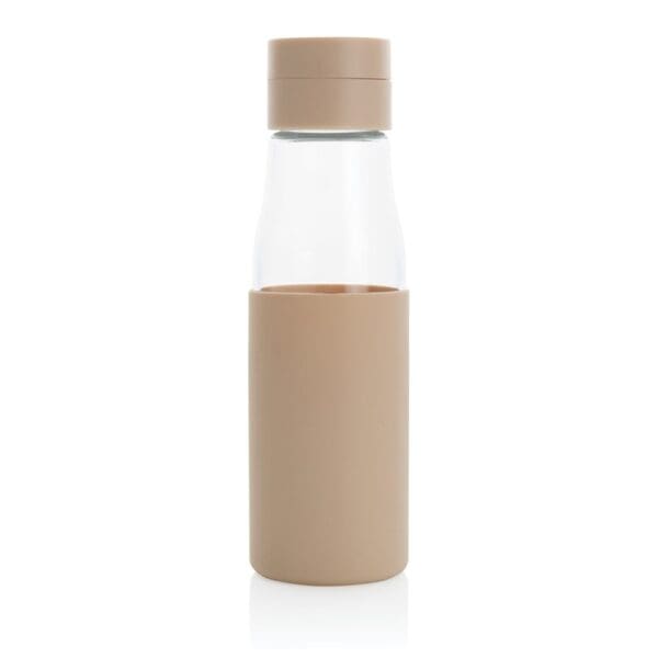 Ukiyo Trink-Tracking-Flasche aus Glas mit Hülle