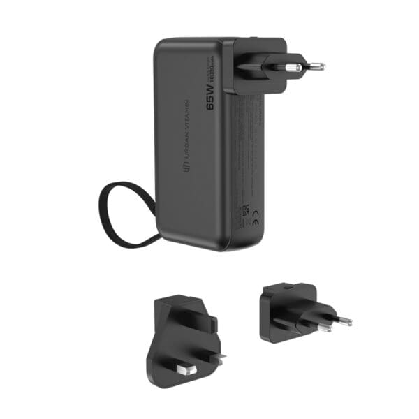 Urban Vitamin Eureka RCS recyceltes 65W-Hybrid-Ladegerät