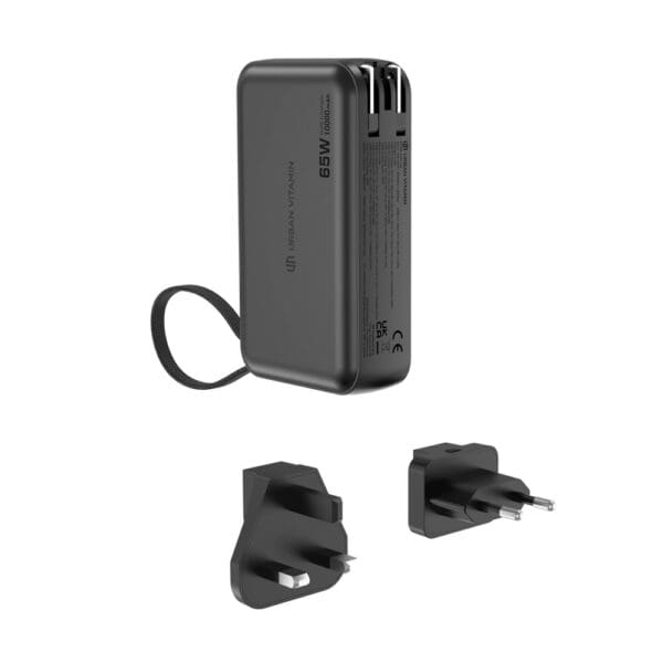 Urban Vitamin Eureka RCS recyceltes 65W-Hybrid-Ladegerät