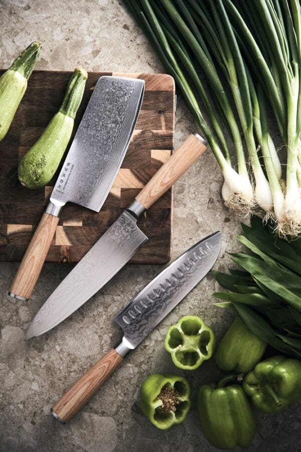 VINGA Hattasan Damascus Santoku Messer – Bild 7
