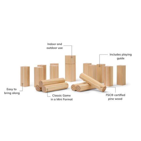 VINGA Kubb Mini Spiel