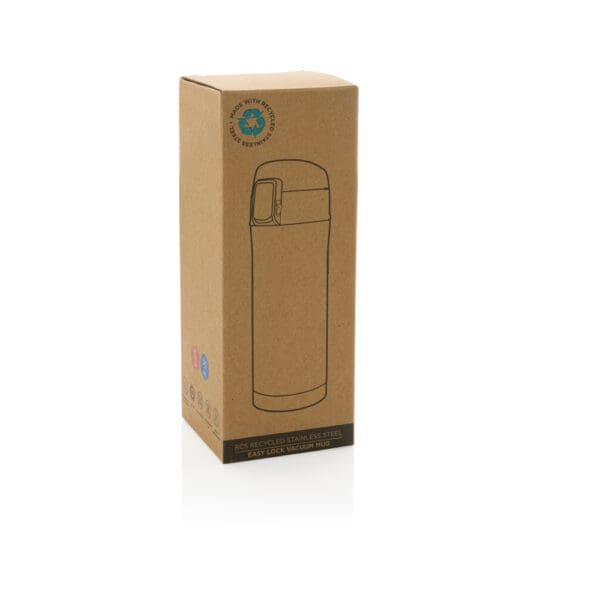 Vakuum-Becher Easy-Lock aus RCS recyceltem Stainless-Steel