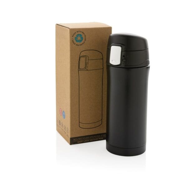 Vakuum-Becher Easy-Lock aus RCS recyceltem Stainless-Steel