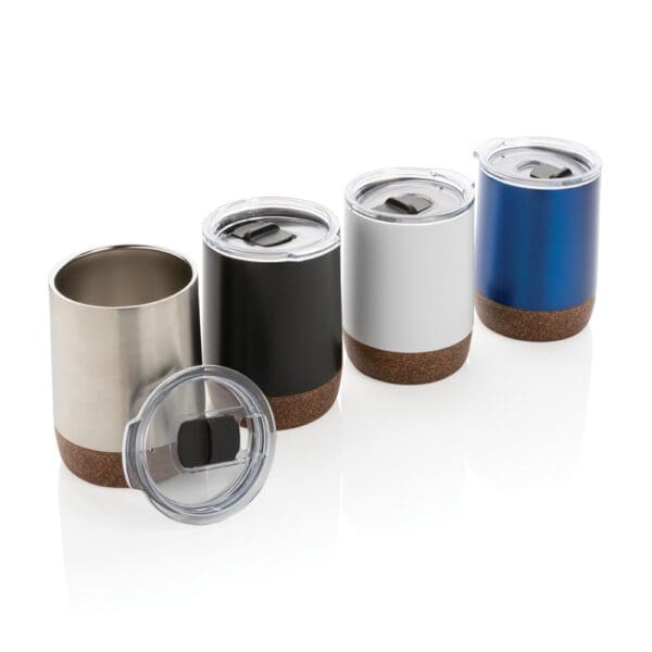 Vakuum-Kaffeetasse Kleine aus RCS rSteel & Kork