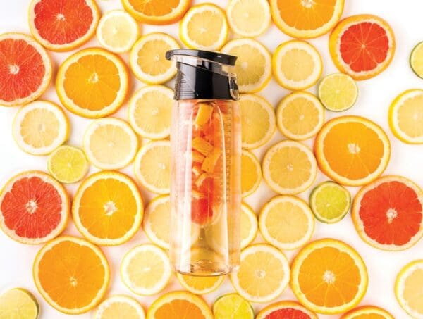 Verschließbare Aromaflasche