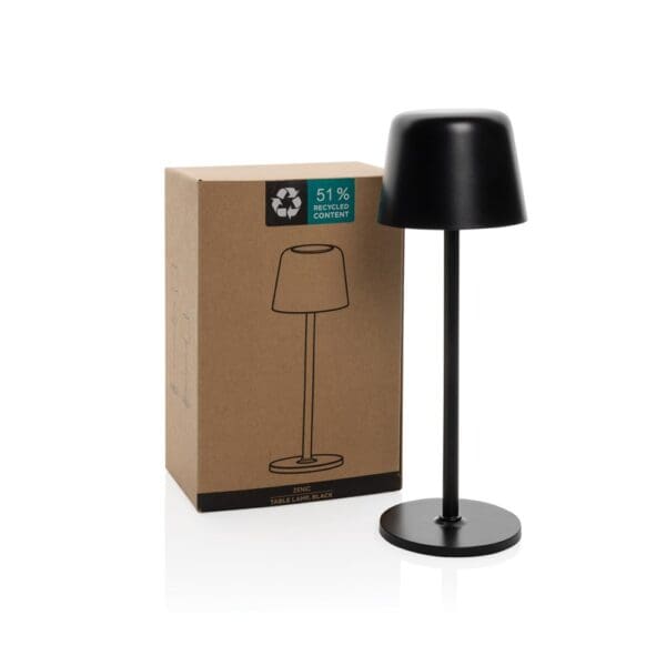 Zenic USB Tischleuchte aus RCS recyceltem Kunststoff