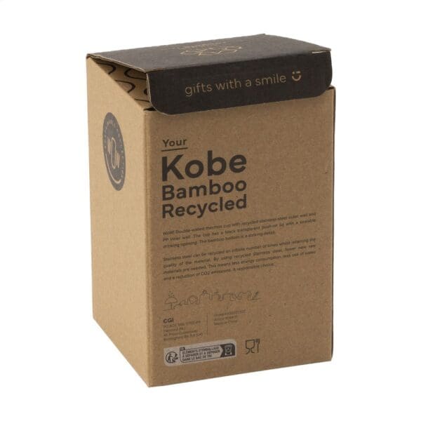 Kaffeebecher Kobe Bamboo RCS Recycled Steel 350 ml