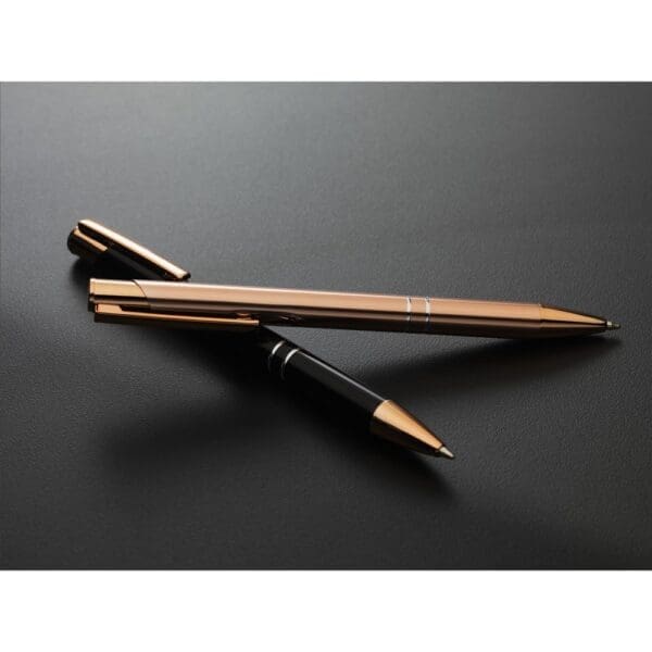 Kugelschreiber Ebony RCS Recycled Alu Rose Gold