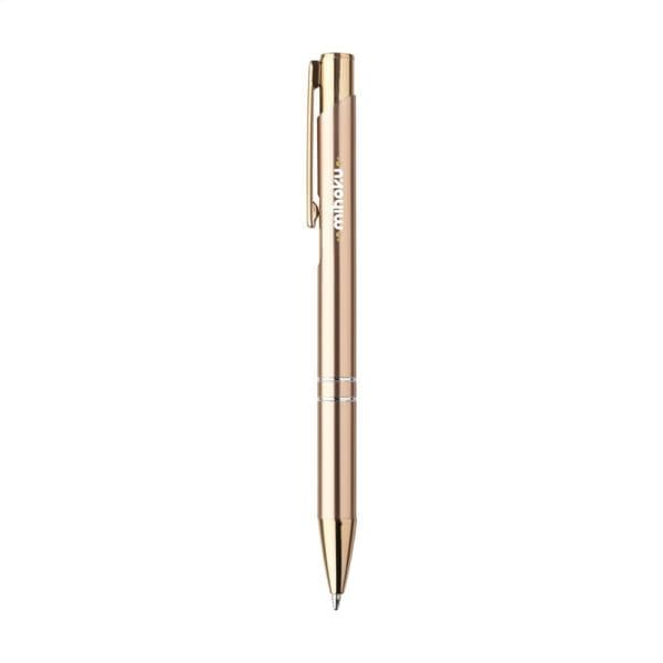Kugelschreiber Ebony RCS Recycled Alu Rose Gold