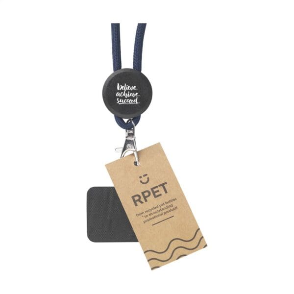 Lanyard Lace GRS RPET 0,5 cm Handy-Schlüsselband