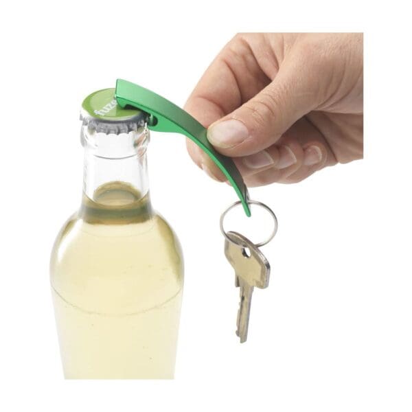 Schlüsselanhänger Alu Opener GRS Recycled Öffner