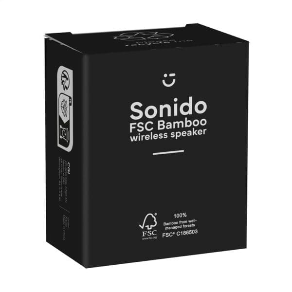 Sonido 5W Bamboo Wireless Speaker