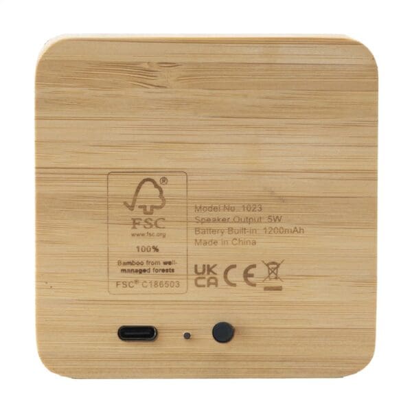 Sonido 5W Bamboo Wireless Speaker