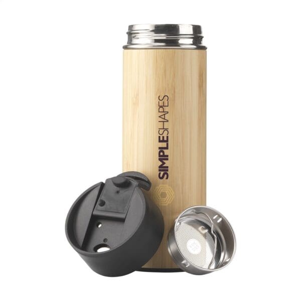 Thermoflasche/Thermobecher Sakura 360 ml Bambus