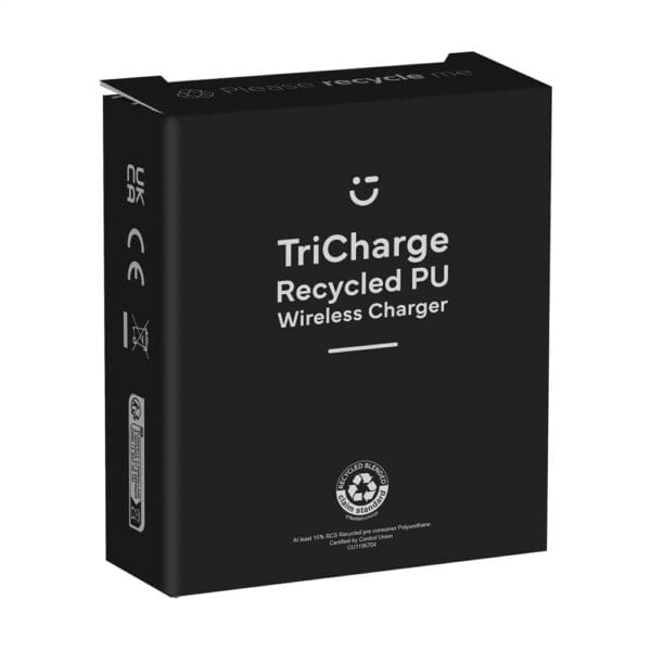 TriCharge Recycled PU Wireless Charger Ladegerät