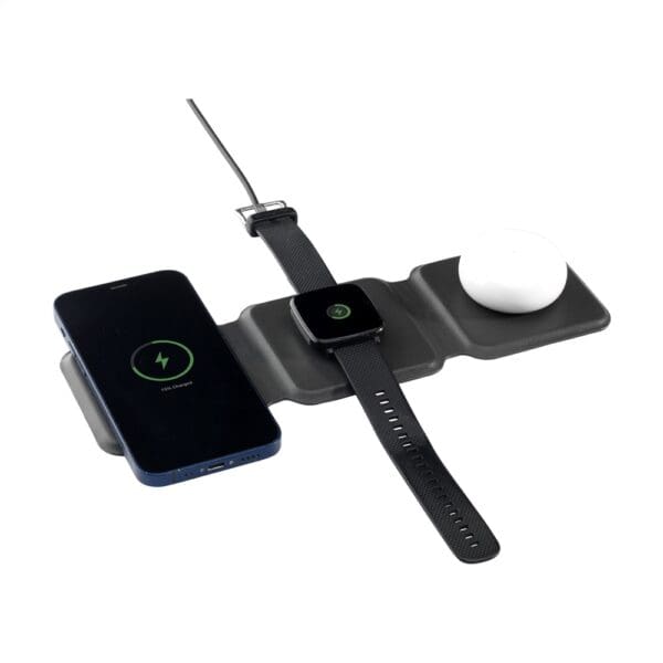 TriCharge Recycled PU Wireless Charger Ladegerät