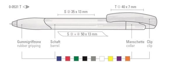 OMEGA grip transparent