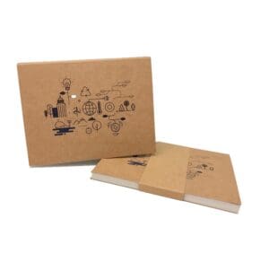 Kartoncover mit Haftnotizen 100*x75 mm - REC