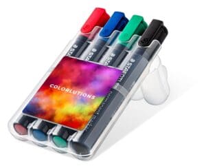 Marker, STAEDTLER Lumocolor® permanent 4er Box (Rundspitze)