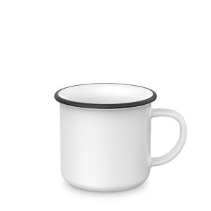 Keramiktasse Form 795 Sublimation weiss Tin Cup
