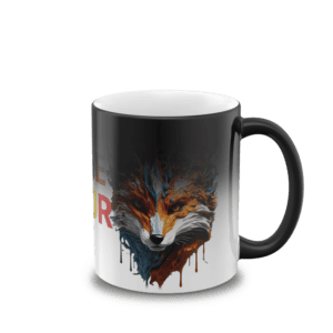 Keramiktasse Form 797 Sublimation Magic-Farbe schwarz