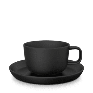 Teetasse Form 731 Costa Verde Collection, schwarz/grau