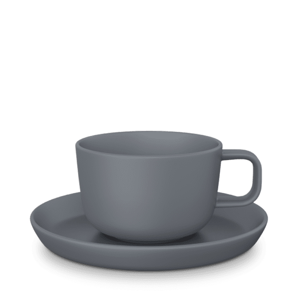 Teetasse Form 731 Costa Verde Collection, schwarz/grau