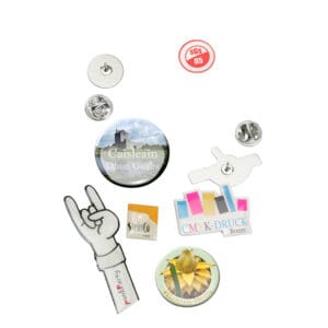 Pin (Metall-Anstecker aus Aluminium), ø 26 mm