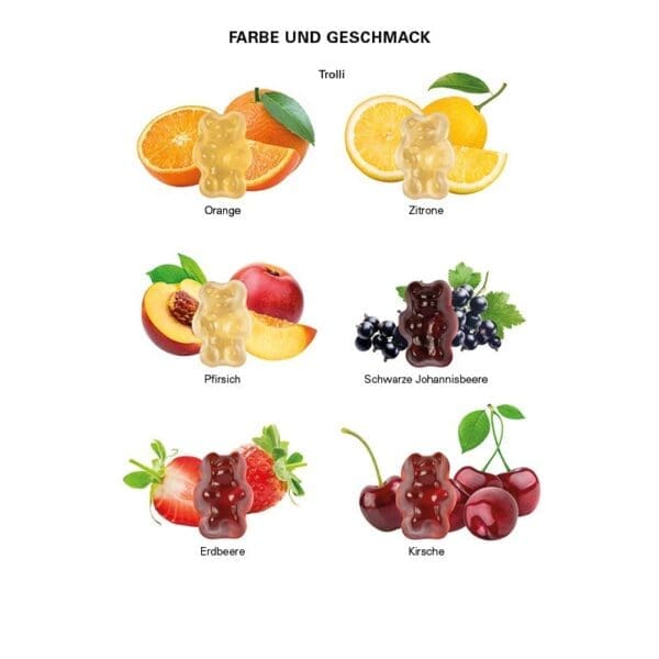 Minitüte 10g, Gummibärchen 30% Fruchtsaft