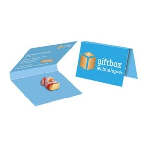 Werbekarte Visitenkartenformat mit Weihnachtsmann